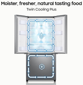 Samsung 550 L, Convertible, Digital Inverter, Frost Free French Door Refrigerator