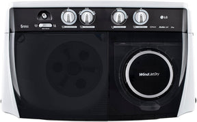 LG 9.5 kg 5 Star Wind jet dry Semi-Automatic Top Load Washing Machine