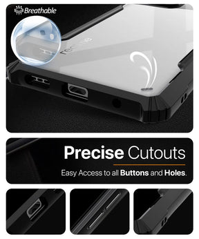 Protect Shock Proof Clear Protective Back Case for Realme GT 6T 5G | Realme GT 6 - AirEDGE Technology | 360 Degree Camera Protection | Transparent Hybrid Back Case Mobile Cover