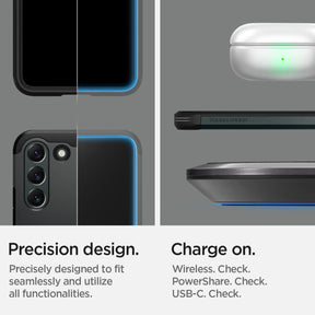 Spigen Tough Armor Back Cover Case Compatible with Galaxy S22
