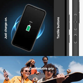 Spigen Ultra Hybrid Back Cover Case Compatible with Samsung Galaxy A54 5G (TPU + Poly Carbonate | Matte Black)