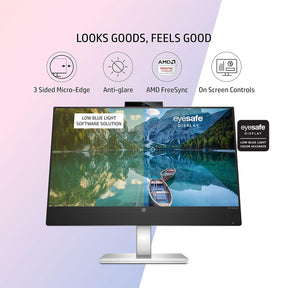 HP Full HD IPS Panel Monitor M24 Webcam Monitor