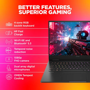 HP Omen AMD Ryzen 7 Octa Core 7840HS 16-xd0015AX Gaming Laptop