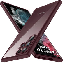 Protect Ultra-Hybrid Shockproof Back Cover Case for Samsung Galaxy S22 Ultra 5G | Camera Protection Bump | Hard Back Cover