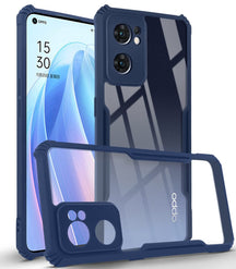 Protect Cover Case for Oppo Reno7 5G | Reno 7 5G (Shockproof with Polycarbonate Clear Panel