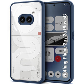 Protect Ultra-Hybrid Shockproof Back Cover Case for Nothing Phone 2a Plus  | Camera Protection Bump | Hard Back Cover for Nothing Phone 2A (PC & TPU, Crystal Clear Back, Black Sides)