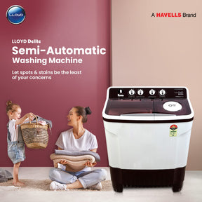 Havells-Lloyd 8.0 Kg Semi Automatic Top Load Washing Machine