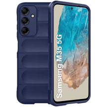 Protect  Liquid Silicon Back Cover Case for Samsung Galaxy M35 5G | Shockproof Military Grade Protection | Micro-Fibre Cloth On Inner Side