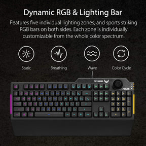 ASUS TUF Gaming K1 - RA04 Wired USB Gaming Keyboard