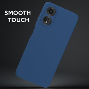 Protect Oppo A38 4G / Oppo A18 4G Back Cover Camera Protection Shockproof Soft Matte Silicone Back Case
