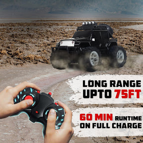 Wembley Monster Truck Remote Control Rc Car Offroad High Speed Racing Car For Kids With 2 Speed And 4 Headlight Modes