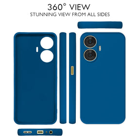Protect Back Cover Soft Matte Liquid Silicone TPU | Camera Protection | Shockproof Slim Back Case for Realme C55