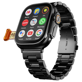Fire-Boltt Oracle WristPhone - 4G SIM/LTE/WiFi, Android OS, Play store & Phone Notification Smartwatch