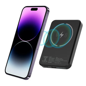STUFFCOOL 5000 mAh 18 W Wired & Wireless With MagSafe Pocket Size Power Bank