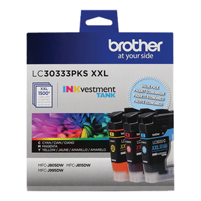 brother Ink-tank Black + Tri Color Combo Pack Ink Cartridge